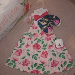 NWT 4 Piece Baby Dress Set